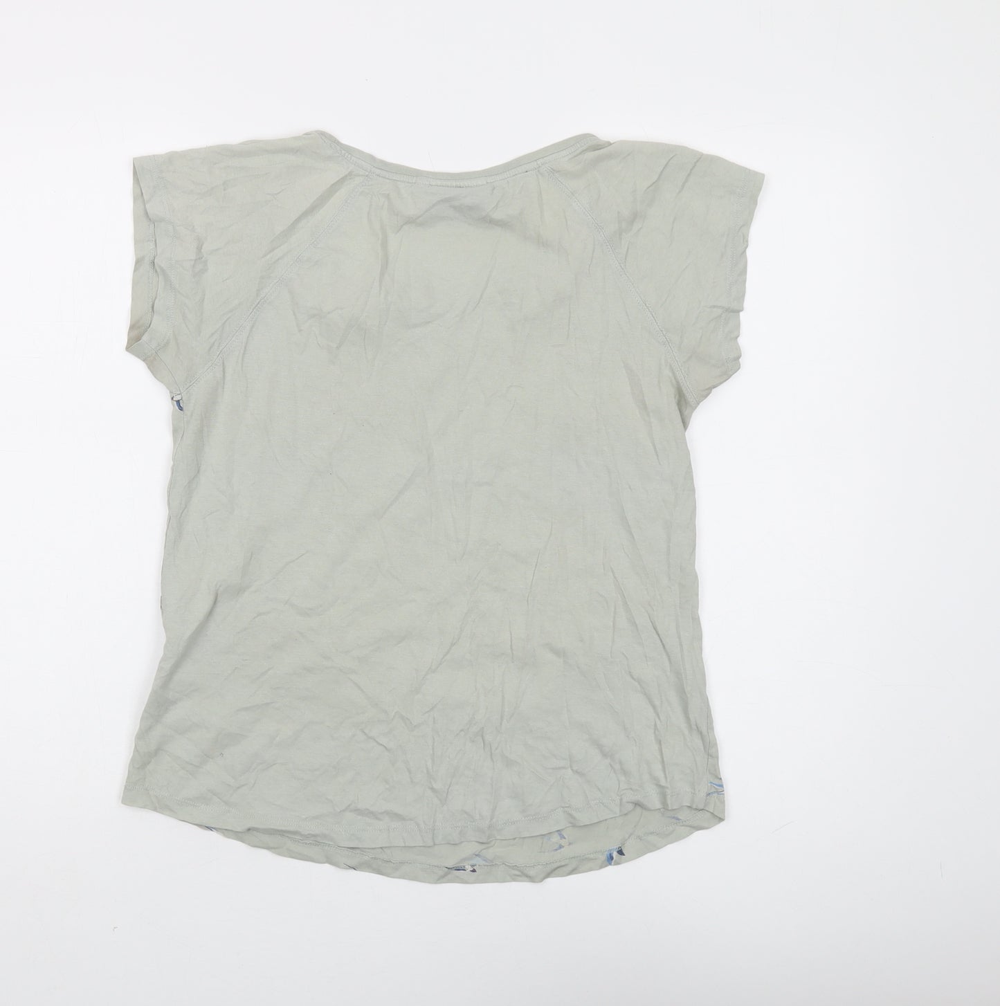 Brakeburn Women's Green T-Shirt, Size 8, Animal Print
