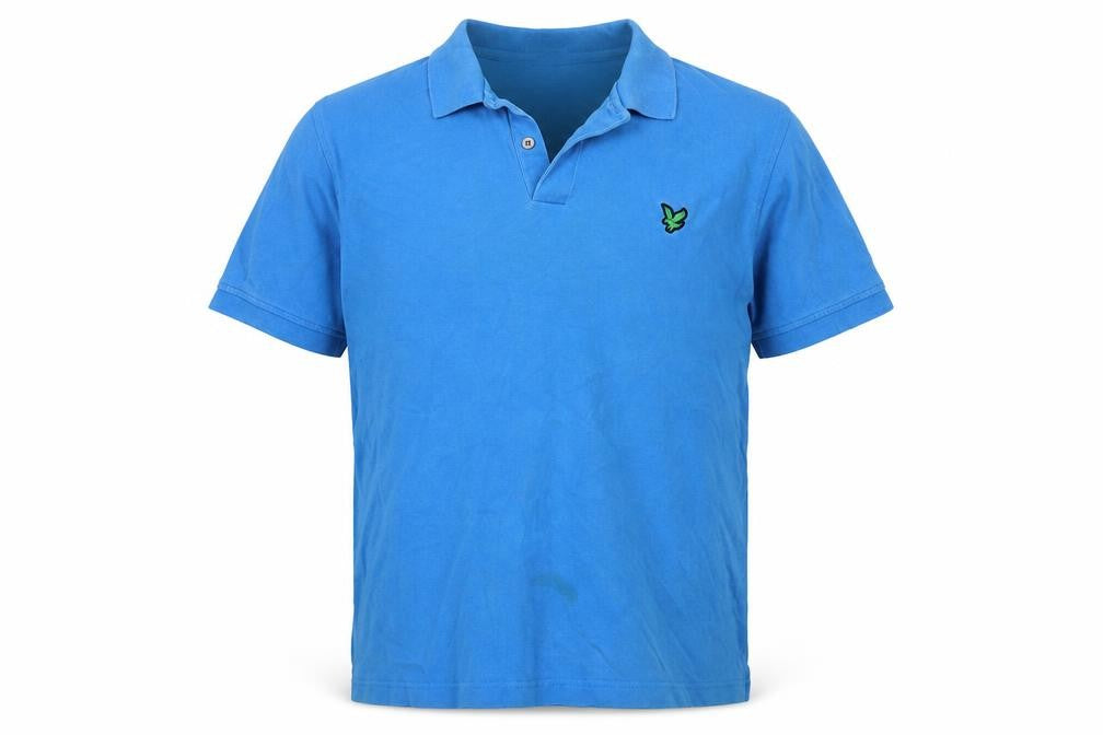 Lyle & Scott Men's Blue XL Polo Shirt Logo Accented