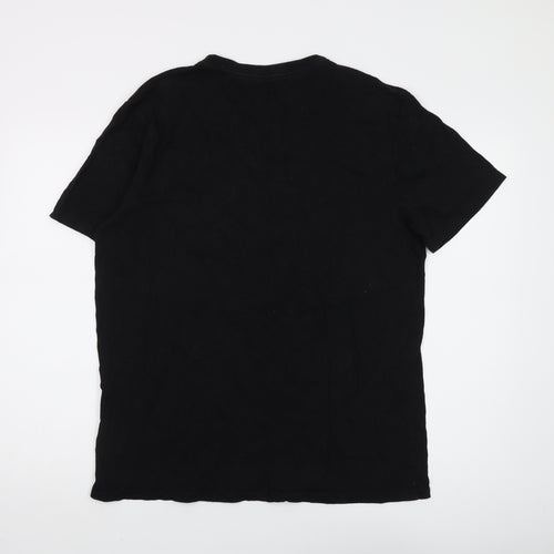 Gap Men's Black V-Neck T-Shirt L