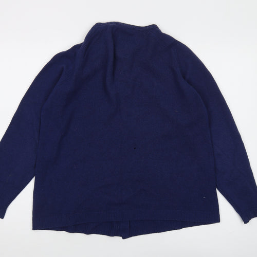 Marks and Spencer Women's Blue Wool Cardigan Size 12