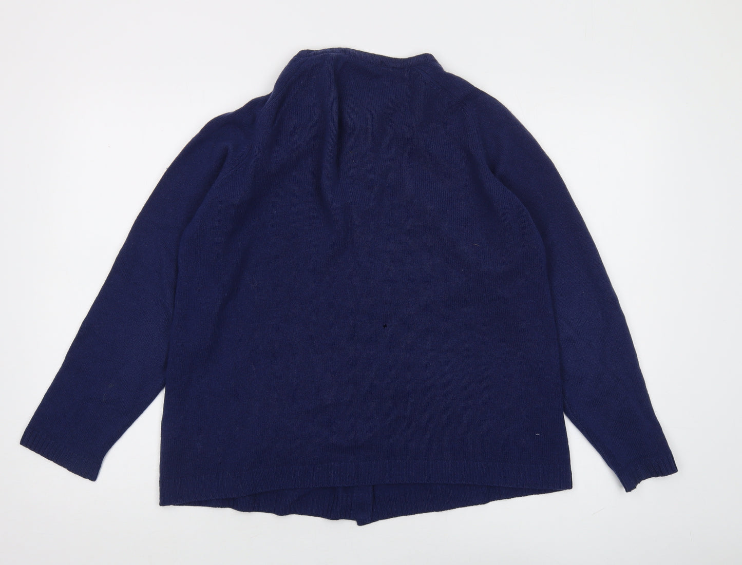 Marks and Spencer Women's Blue Wool Cardigan Size 12