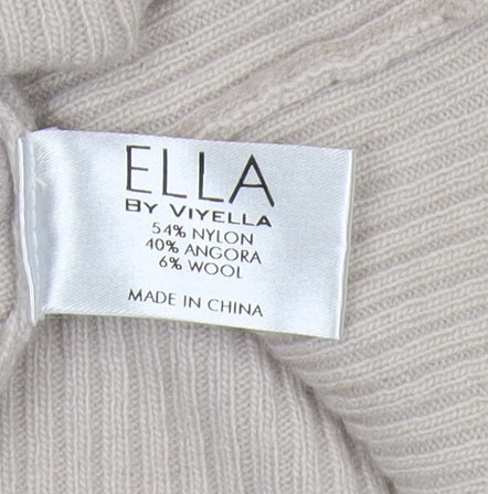 Ella by Viyella Women Beige XL Cardigan with Full Zip