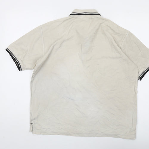 Slazenger Men's Beige Polo Shirt L - Casual Short Sleeve