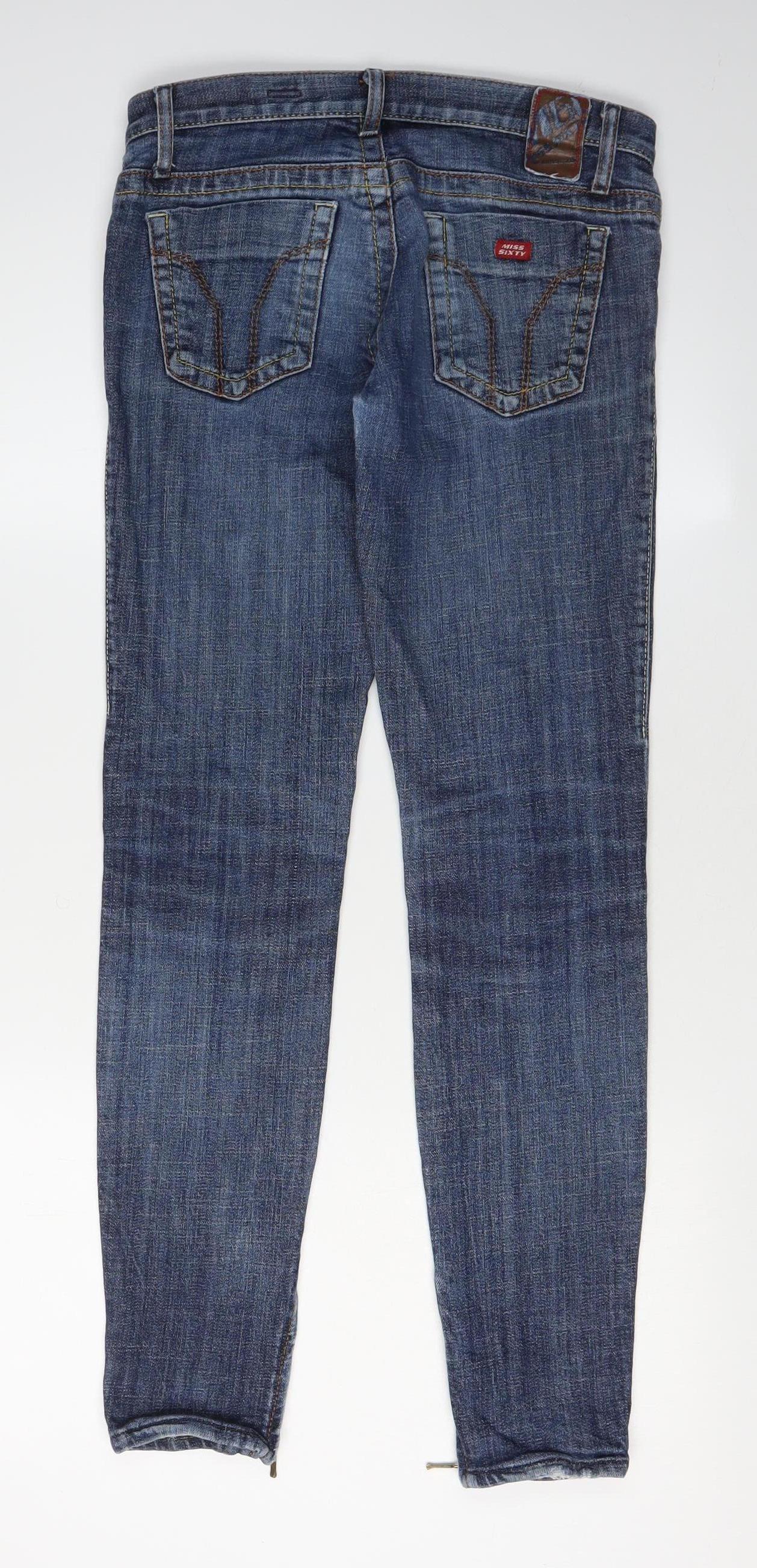 Miss Sixty Women's Blue Skinny Jeans Size 26
