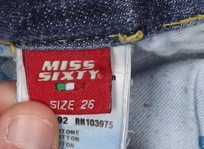 Miss Sixty Women's Blue Skinny Jeans Size 26