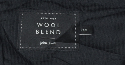 John Lewis Black Men's Dress Pants, Size Large