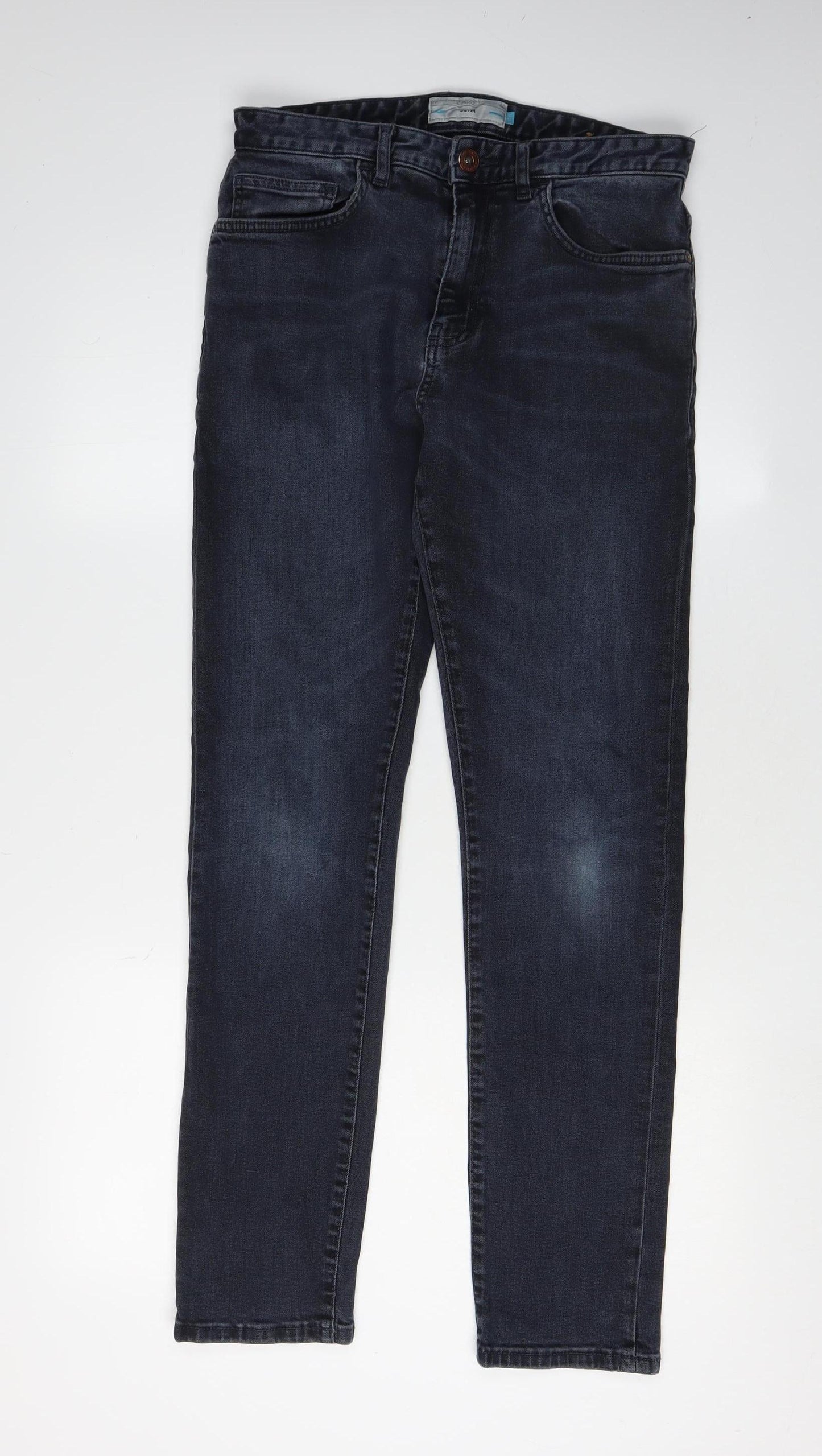 Next Men's Black Skinny Jeans Size 30