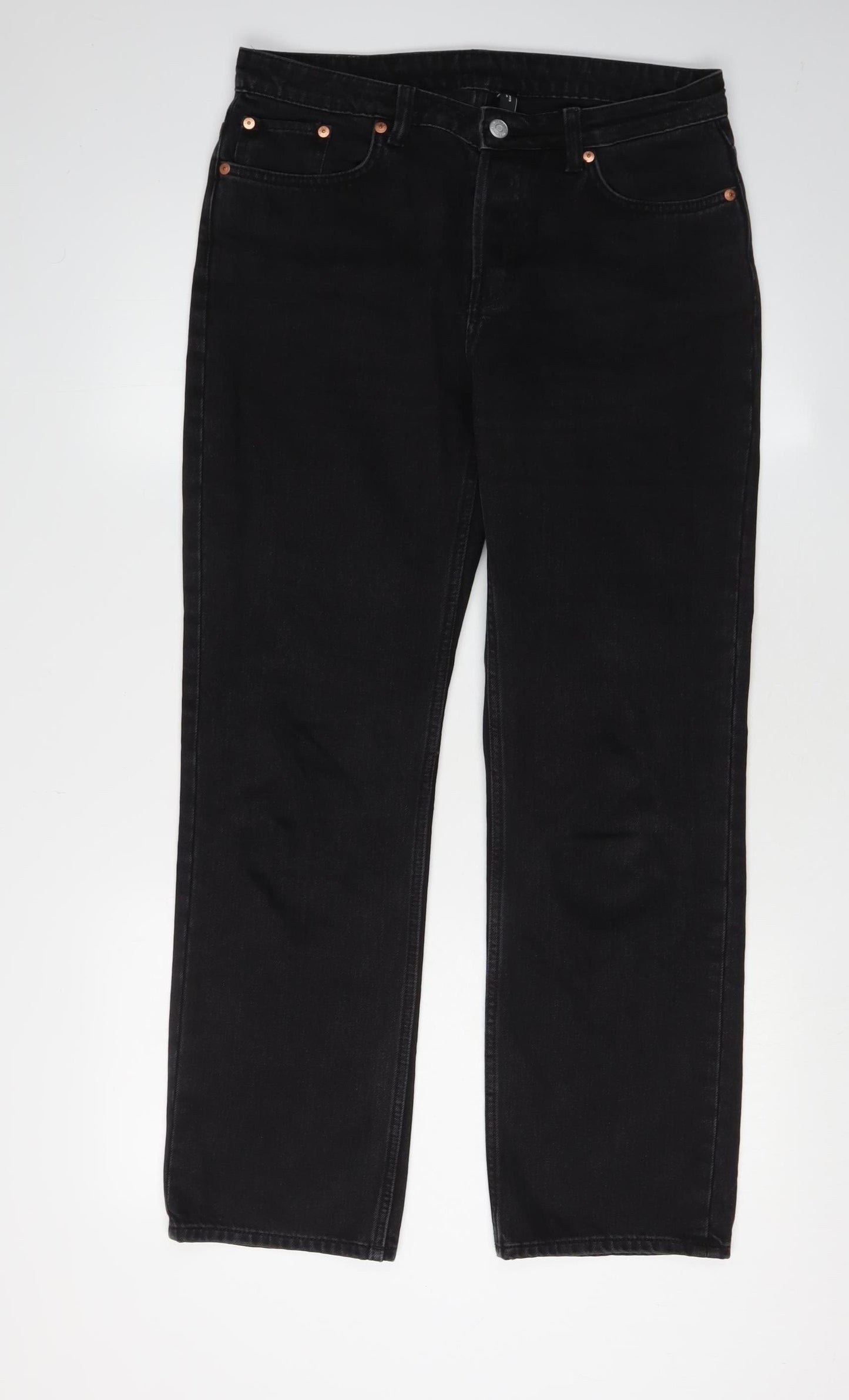 Weekday Women's Black Straight Jeans Size 8