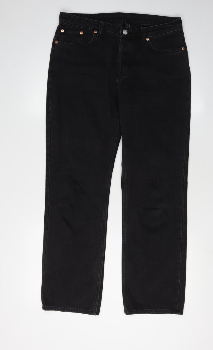 Weekday Women's Black Straight Jeans Size 8