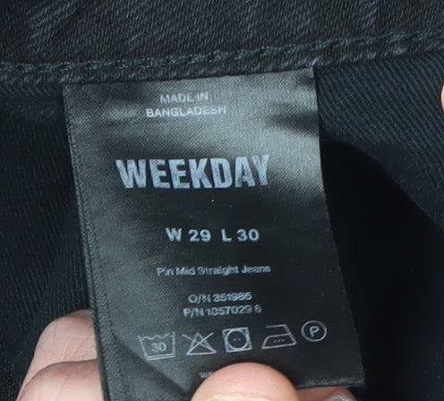 Weekday Women's Black Straight Jeans Size 8