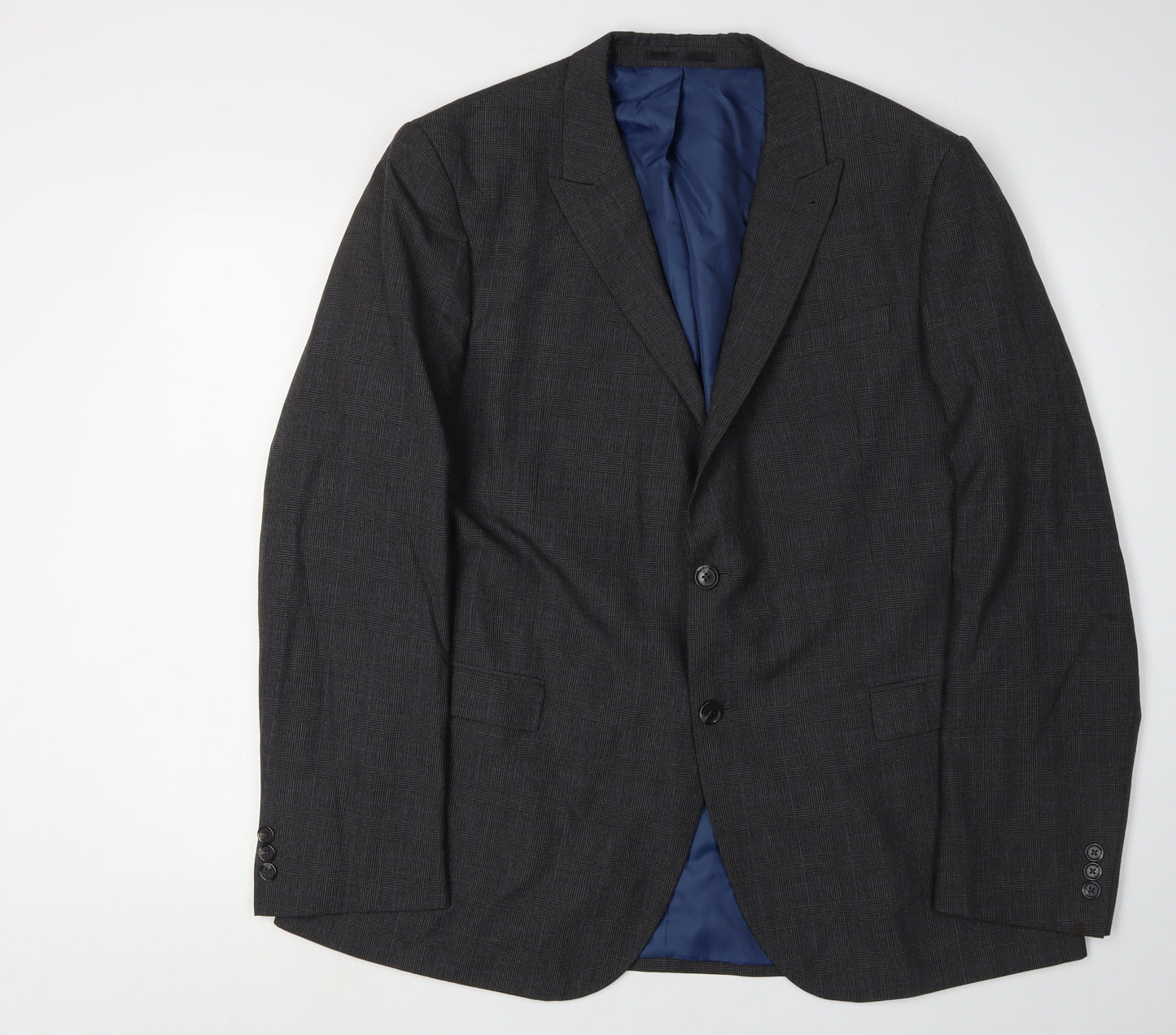 Cedar Wood State Men's Grey Check Blazer Size 44R