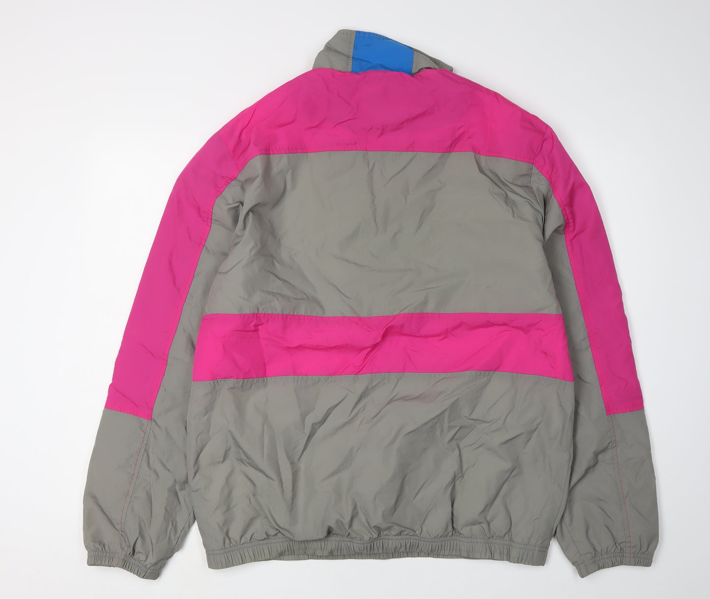 Topman Men's Grey 80s Windbreaker Jacket M