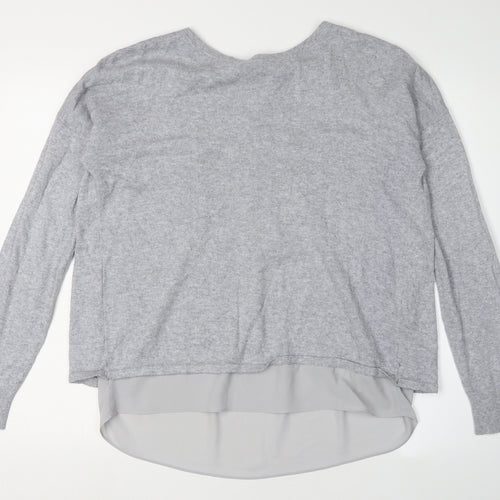 Marks and Spencer Grey Women's Cardigan Size 12 Regular
