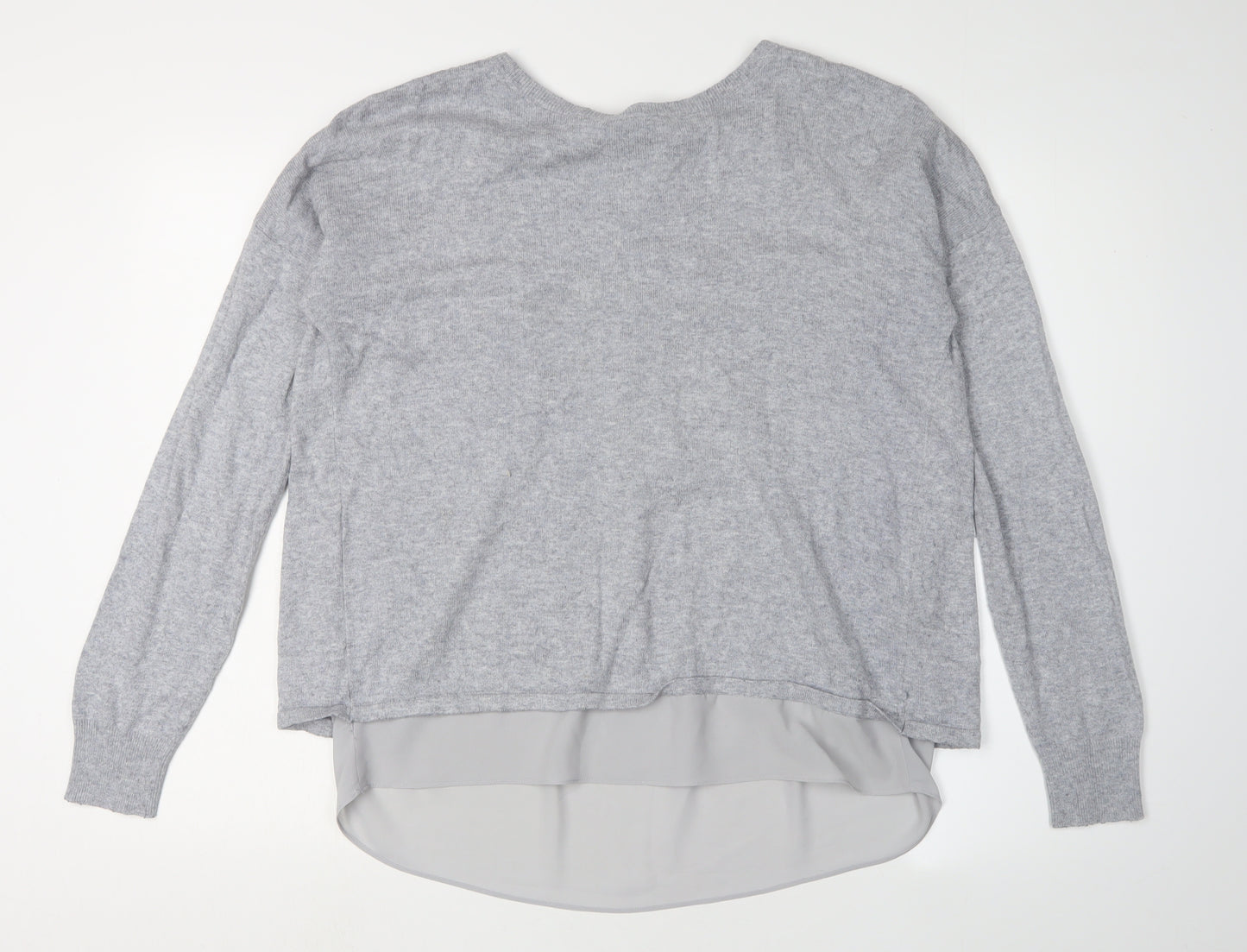 Marks and Spencer Grey Women's Cardigan Size 12 Regular