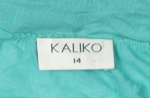 Kaliko Women's Green Cardigan Size 14