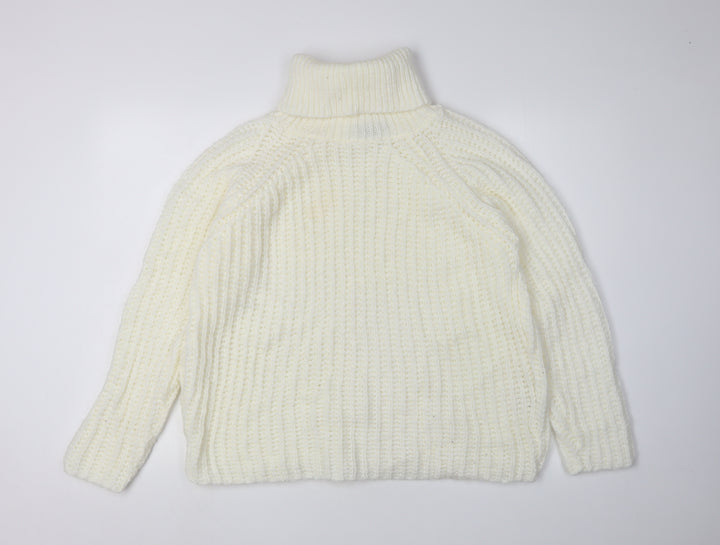PrettyLittleThing Women's White Pullover Jumper M