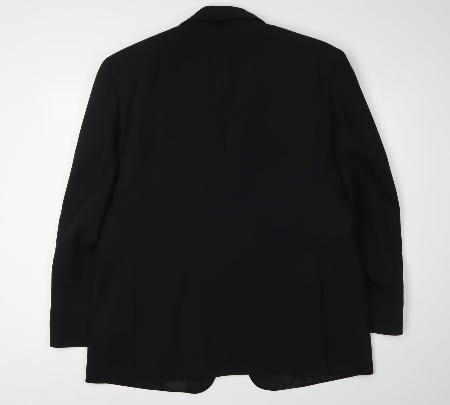 Greenwoods Classic Men's Black Blazer, Size 42R, Shawl Lapel