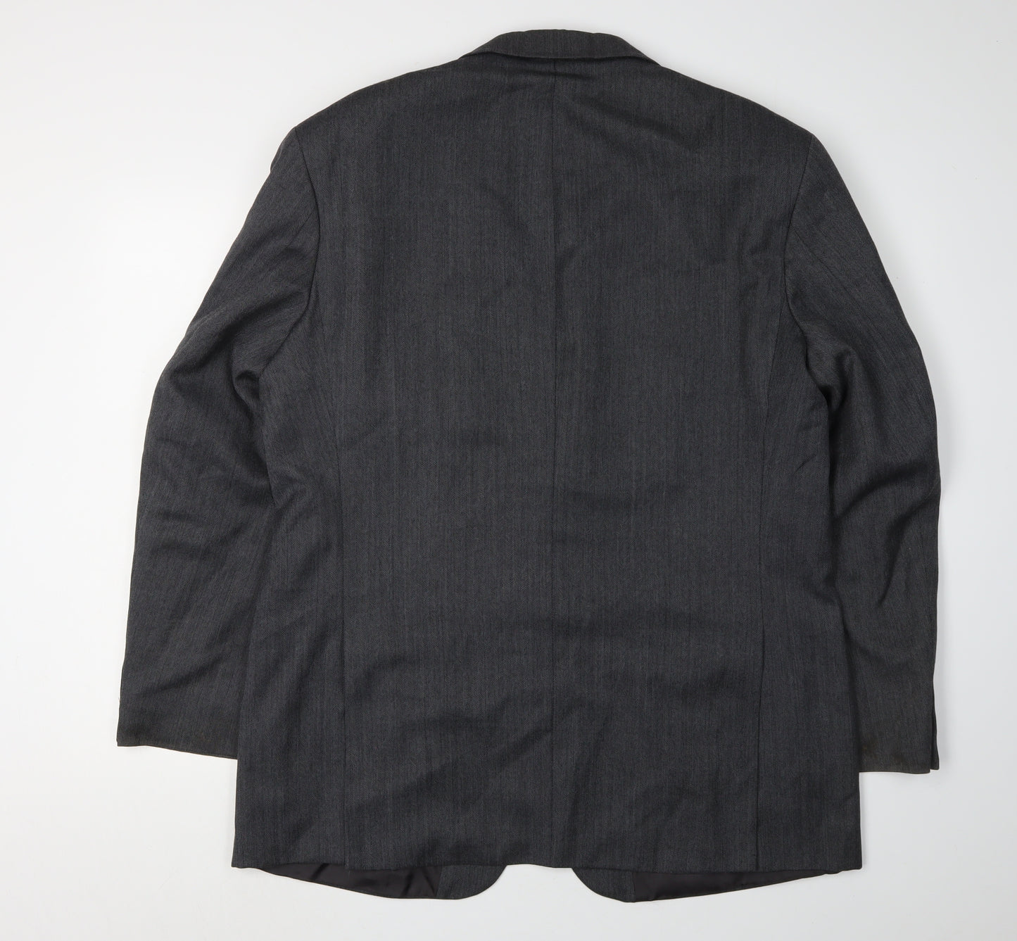 Marks and Spencer Men's Grey Blazer, Size 44R, Vintage