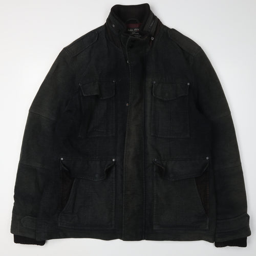Next Men's Black Military Jacket XL
