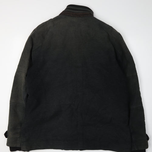 Next Men's Black Military Jacket XL