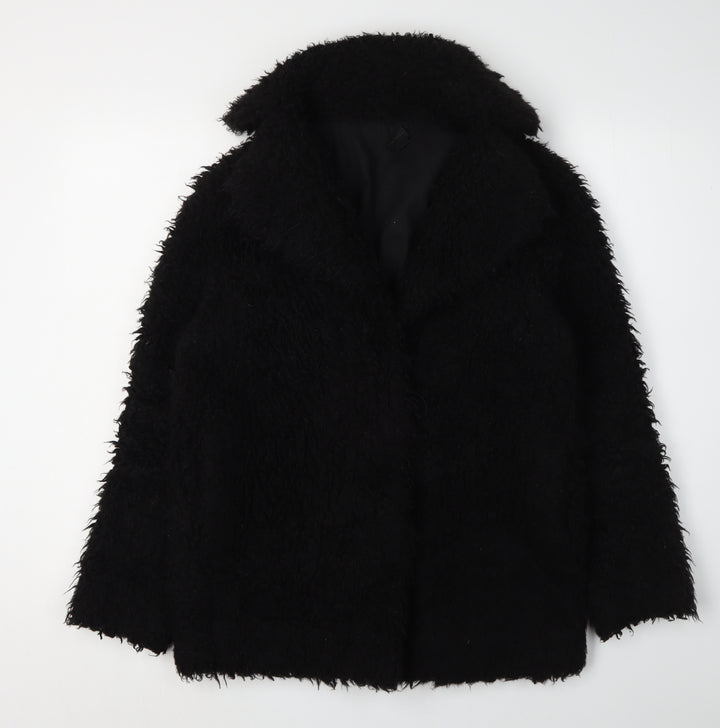 Topshop Women's Black Basic Jacket Size 6