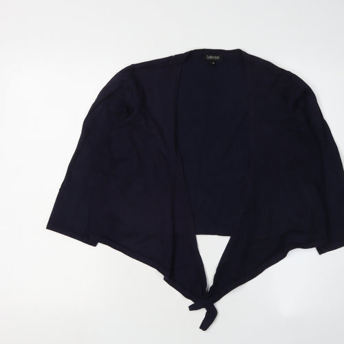 Collection by First Avenue Women's Blue Wrap Jumper, Size M