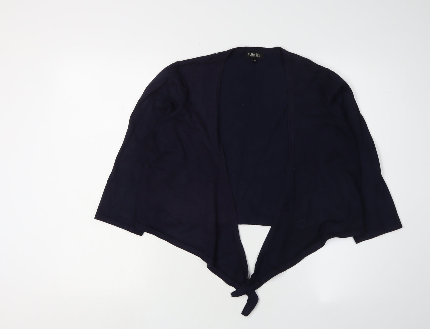 Collection by First Avenue Women's Blue Wrap Jumper, Size M