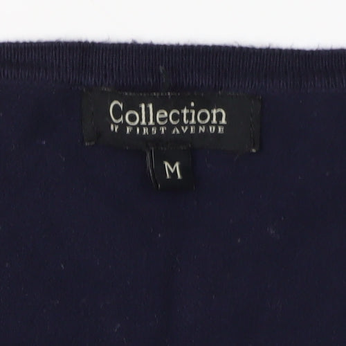 Collection by First Avenue Women's Blue Wrap Jumper, Size M