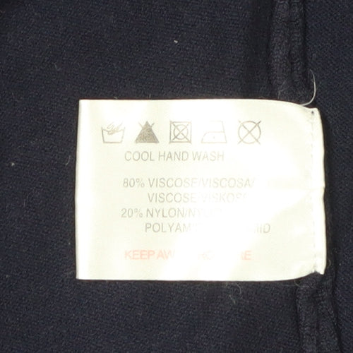 Collection by First Avenue Women's Blue Wrap Jumper, Size M