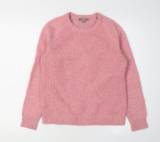 Uniqlo Women's Pink Pullover Jumper in S