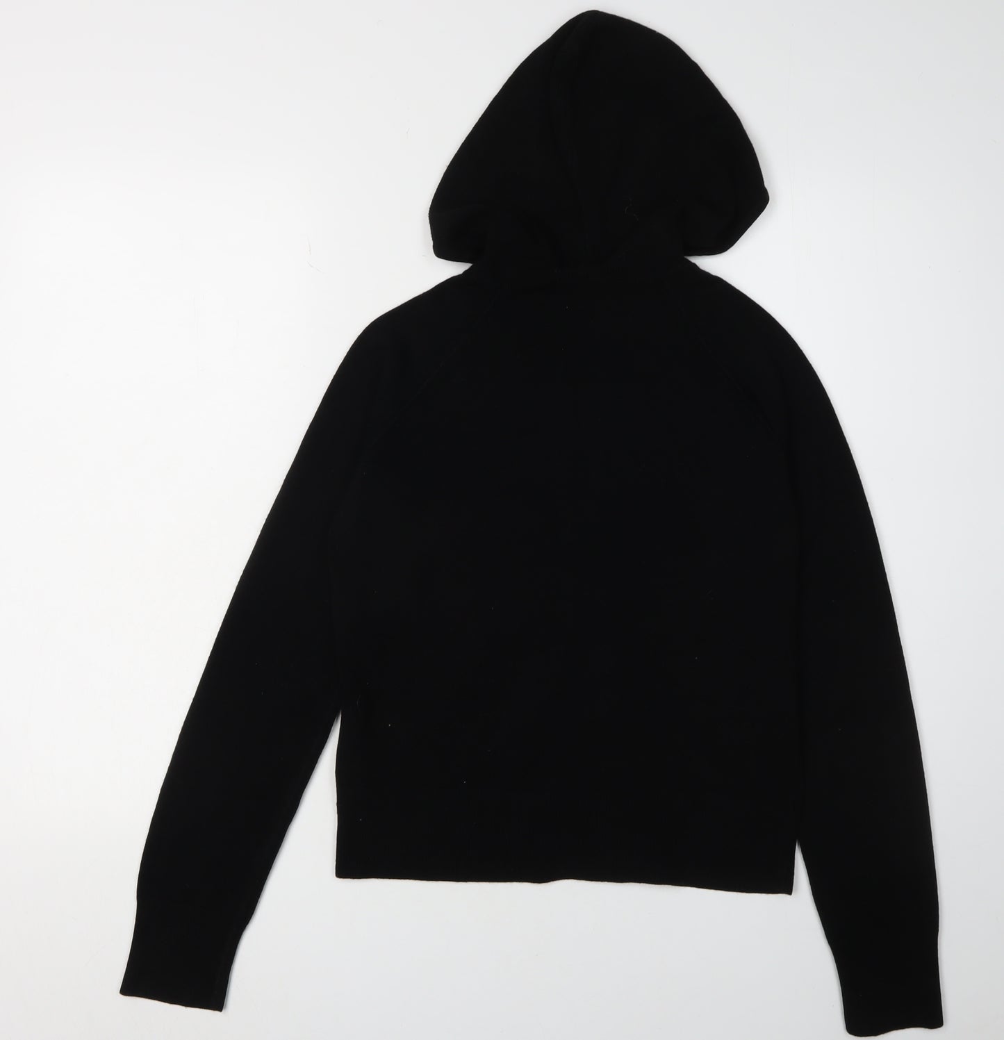 Next Women's Black Full Zip Hooded Jumper Size 14