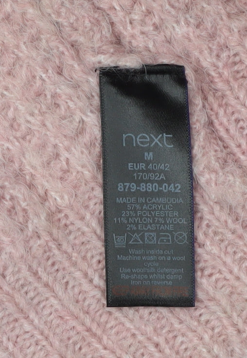 Next Women's Pink Cardigan, Size 12, Chunky Knit