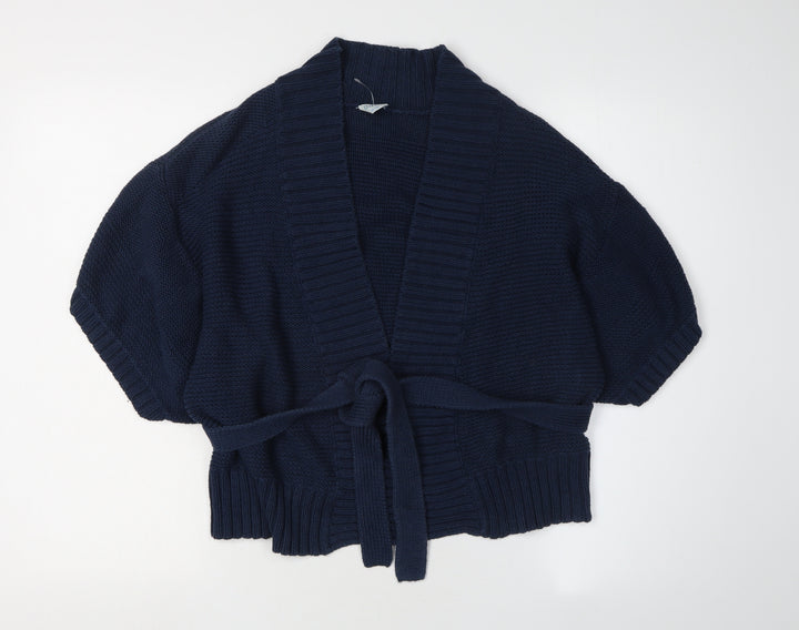 Oasis Women's Blue Cardigan, Size 12, Cotton Blend