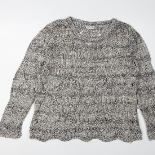 Marks and Spencer Women's Grey Pullover Jumper Size 14