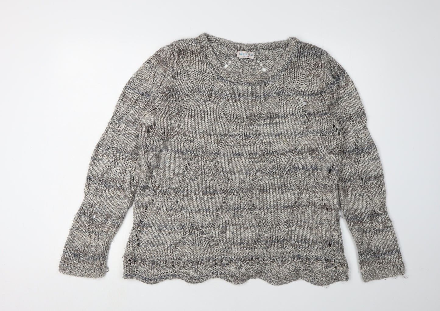 Marks and Spencer Women's Grey Pullover Jumper Size 14