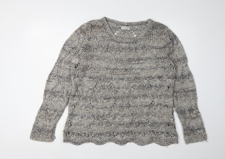 Marks and Spencer Women's Grey Pullover Jumper Size 14