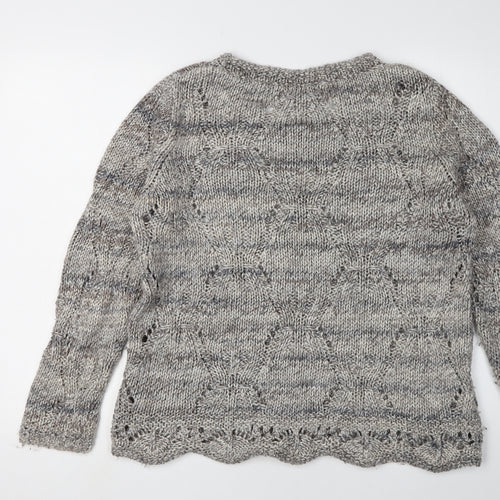 Marks and Spencer Women's Grey Pullover Jumper Size 14