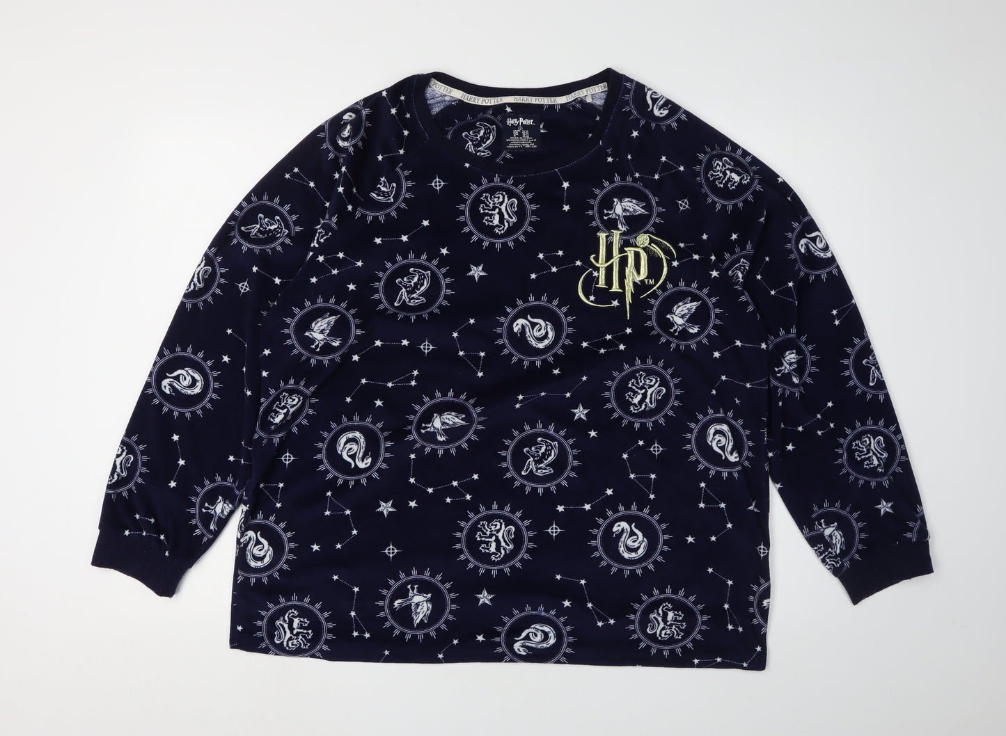 Harry Potter Blue L Pyjama Top Women's Winter