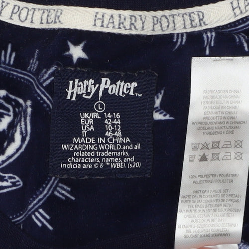 Harry Potter Blue L Pyjama Top Women's Winter