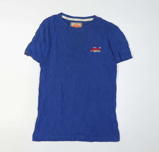 SuperDry Men's Blue S Vintage Cotton T-Shirt