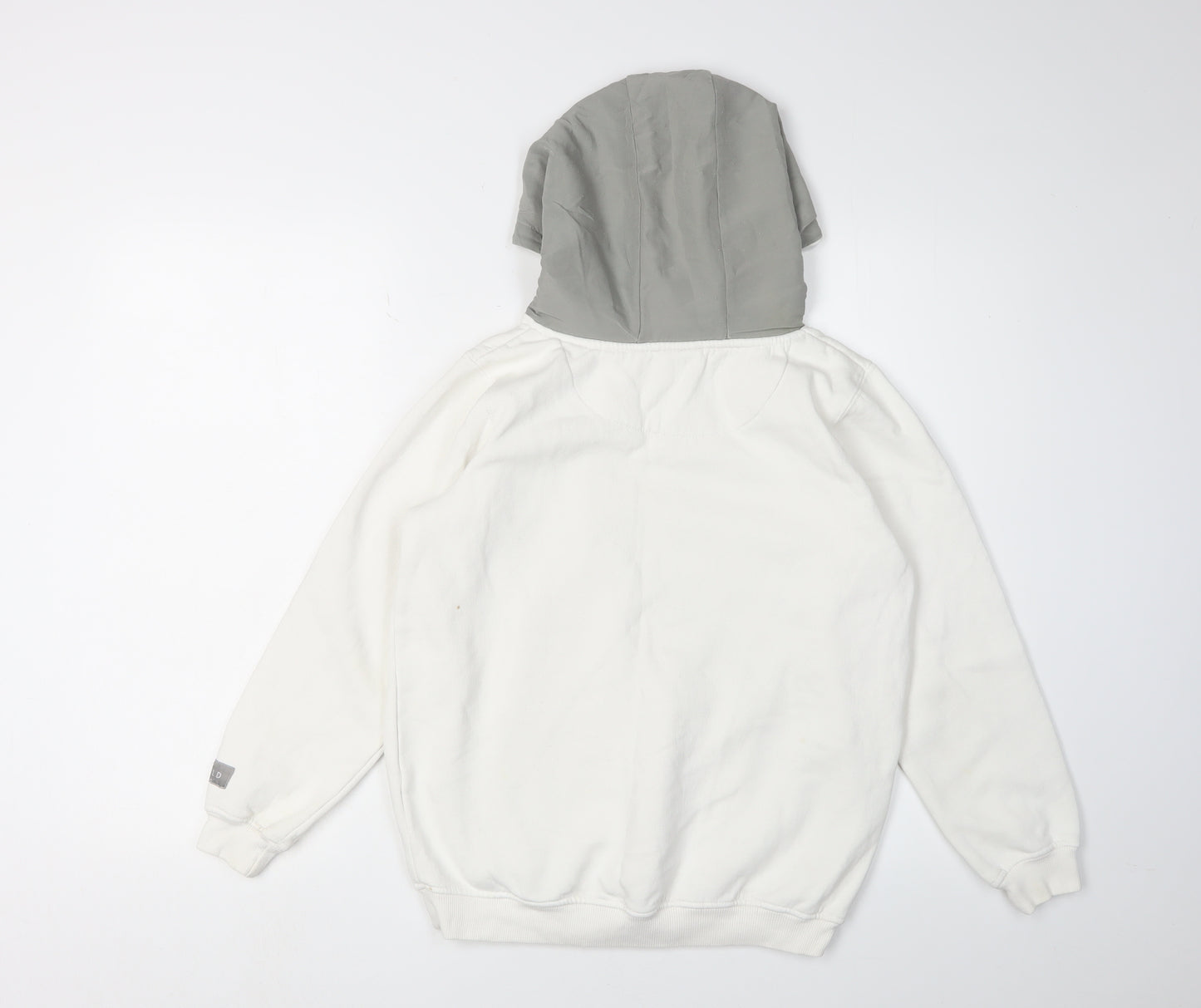 Holyfield Boys White Pullover Hoodie, Size S, Casual Style