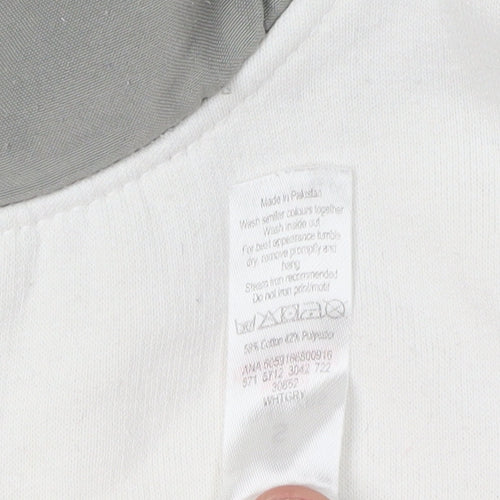 Holyfield Boys White Pullover Hoodie, Size S, Casual Style