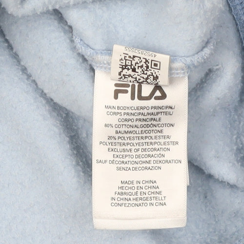 Fila Blue Unisex Adults M Logo Sweatshirt