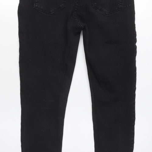 Yazmin Women's Black High Waist Skinny Jeans, Size 12