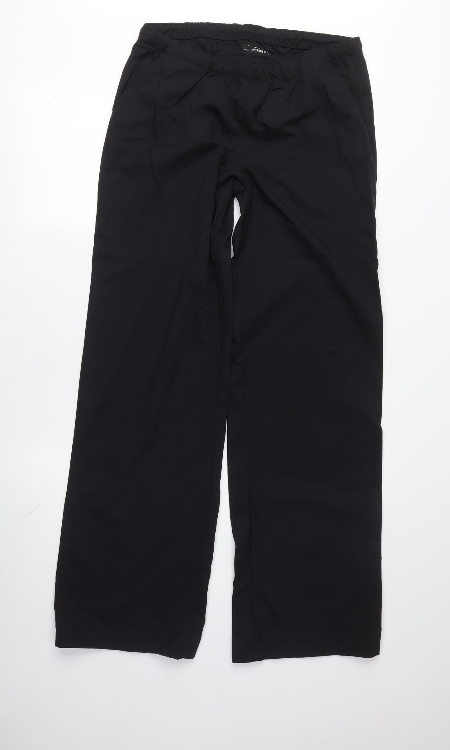 James & Nicholson Unisex Black L Jogger Trousers