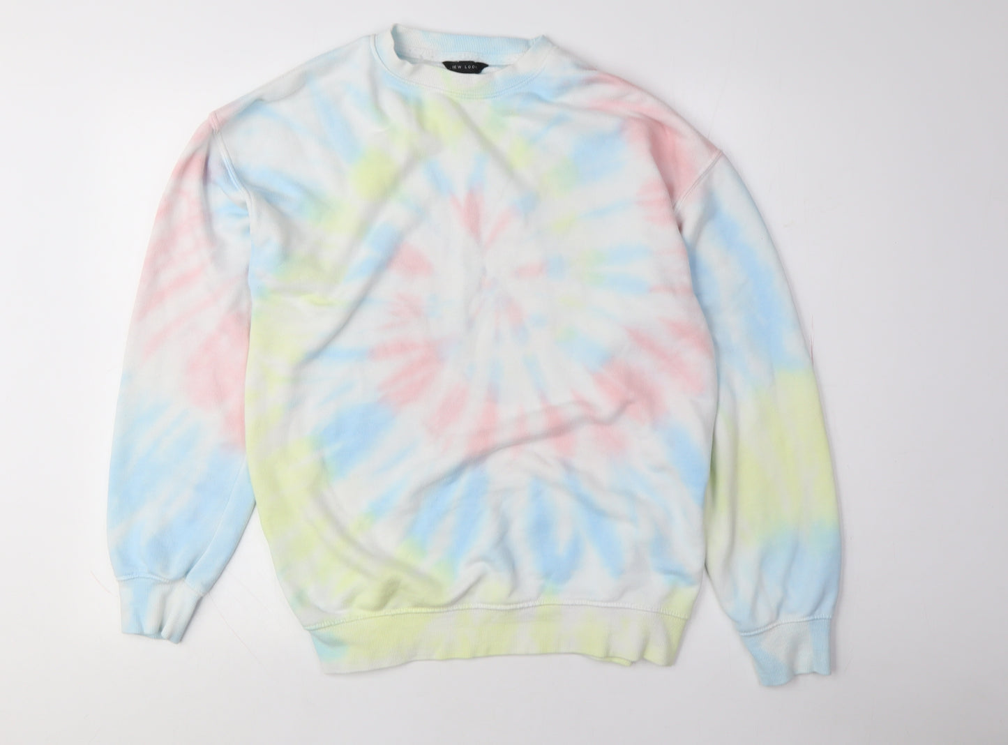 New Look Women's Multicoloured Tie-Dye Pullover Sweatshirt S