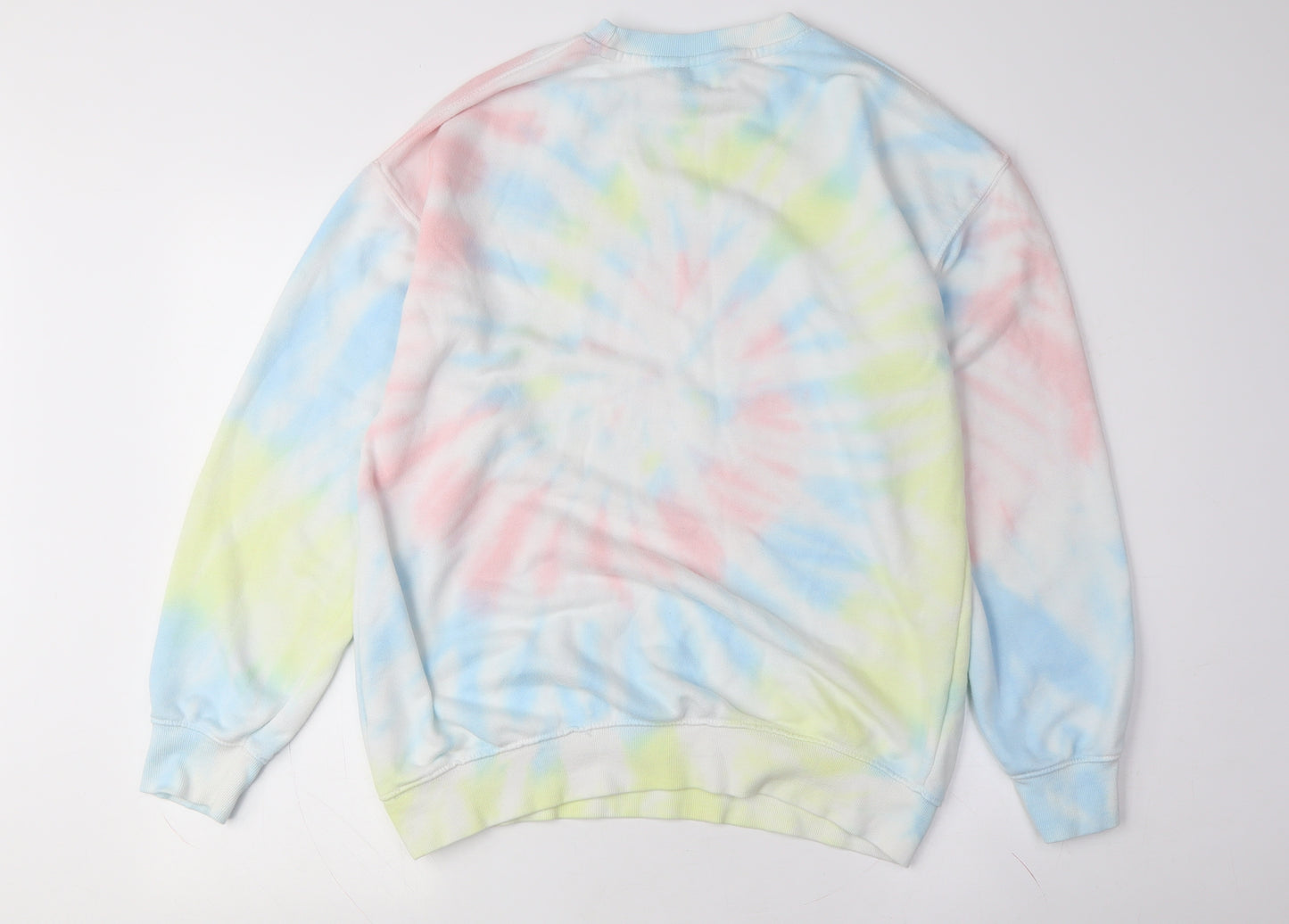 New Look Women's Multicoloured Tie-Dye Pullover Sweatshirt S