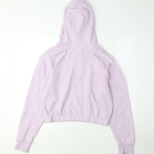 H&M Women's Purple S Pullover Hoodie with Logo