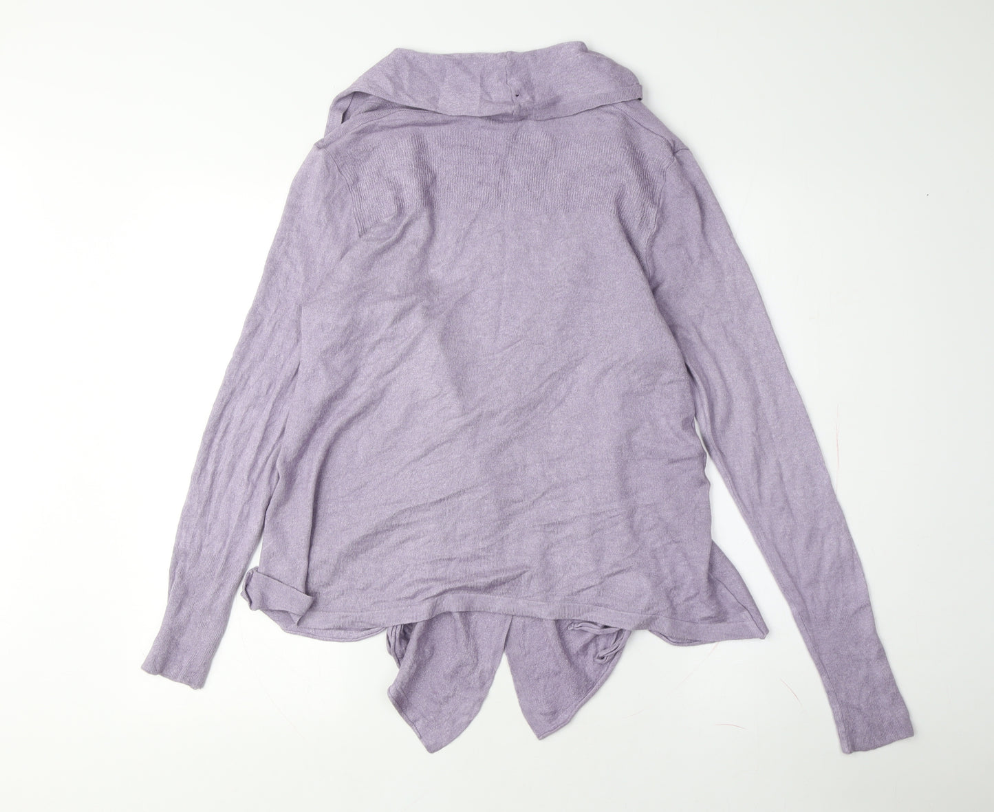 Per Una Women's Purple Cowl Neck Cardigan, Size 16
