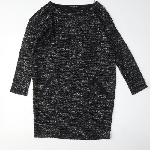 Next Women Black Shift Dress Size 10 Petites Casual